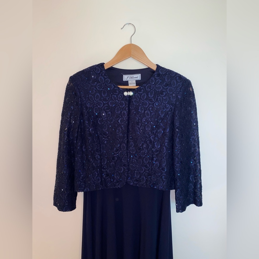 J Howard Formal Dress with Removable Jacket Size 6